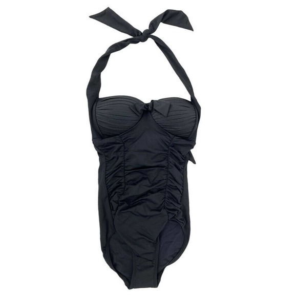 Seafolly 1 Piece Old Hollywood Goddess Halter NWT - Picture 8 of 11